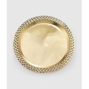 Décor de fête de mariage plateau de service en métal minimaliste pour décorer le stockage des aliments plateaux plats pour les fêtes de petit déjeuner, les pique-niques de mariages - Product Image 6