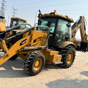 Chargeur sur pneus Caterpillar Cat420F d'occasion de haute qualité Chargeur tractopelle Cat 420F d'occasion à vendre à bas prix - Product Image 1