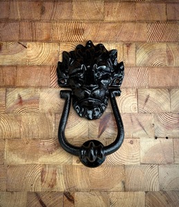 Elegant Lion Face Door Knocker Perfect Accent for Home Entryway Office Hotel Balcony and Statement Royal Homes From India - Product Image 5