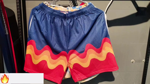 Pantalones cortos cómodos para hombre, pantalones cortos estampados de poliéster Laker para hombre, camiseta de baloncesto, malla corta, tarifa al por mayor, precio barato, servicio OEM - Product Image 4