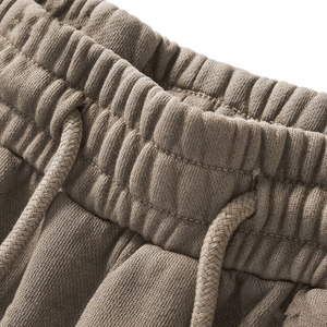 Pantalones cortos de entrenamiento de estilo callejero para hombre, pantalones cortos desgastados transpirables de verano, pantalones de chándal deportivos para correr con patrón sólido - Product Image 4