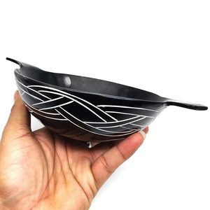 Eco-Friendly and Suitable Handcrafted Buffalo Horn Serving Bowl Ideal for Salad For Dining <b>Table</b> Decor Wedding Use Horn Bowl - Product Image 5