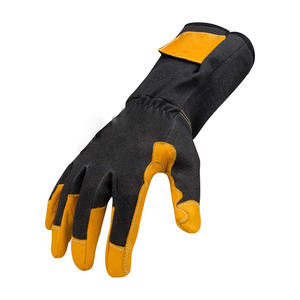 Tendencia moda tasa de fábrica etiqueta privada mejor material cliente exigió guantes de soldadura - Product Image 2