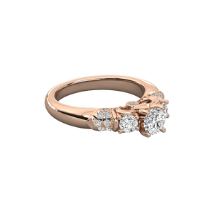 Bague solitaire en or 18 carats pour femmes avec diamant de laboratoire - Product Image 5