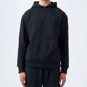 Sweat-shirt en molleton noir épais pour homme-Ensemble sweat-shirt et jogging d'hiver confortable pour tous les jours et superposition par temps froid - Product Image 6