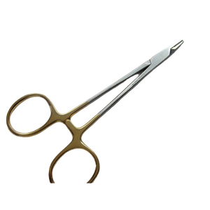High Quality Debonairii Steel Needle Holder <b>Driver</b> 9 Inch Gold Ring Manual Surgical Instrument <b>Set</b> CCC Approved Class II 1 Year - Product Image 2