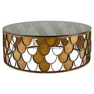 Vintage Designing Metal Brass Handmade Unique New Look Coffee Side <b>Table</b> With Premium Quality Furniture Accessories <b>Table</b> - Product Image 4