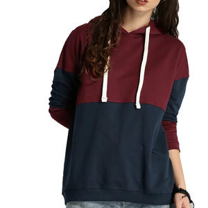 Servicio OEM al por Mayor, Sudaderas con Capucha Casuales de Alta Calidad para Mujer, Cuello con Capucha Transpirable para Invierno - Product Image 6