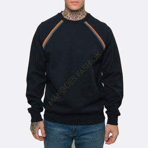 Elegante y cómodo artista raya raglán sudadera cuello redondo acanalado cuello manga larga ropa de maternidad único raglán - Product Image 1