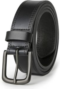 Ceintures en cuir véritable de haute qualité pour hommes, design réversible personnalisable, boucle rotative élégante, style fitness et gym pour un look moderne - Product Image 6