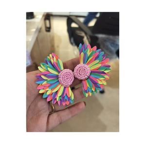 Pendientes de cuentas hechos a mano para mujer, joyería de moda ligera para uso diario, fiesta, boda y propósito de regalo - Product Image 1