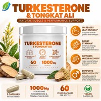 Capsules de Turkesterone et Tongkat Ali en marque privée, 1000 mg, complément alimentaire sportif, OEM ODM, 60 capsules végétaliennes