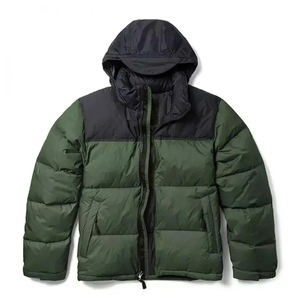 แจ็กเก็ตขนเป็ดมีฮู้ดสำหรับผู้ชายเสื้อแจ็คเก็ตขนเป็ดมีฮู้ดแบบลำลองสำหรับกลางแจ้งฤดูหนาวไซส์ใหญ่พิเศษสำหรับผู้ชาย - Product Image 5