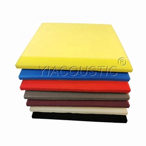 Panel acústico de tela con patrón personalizado envuelto en cuero de alta calidad, paneles acústicos de pared para sala de música escolar, <span class=keywords><strong>gimnasio</strong></span> - Product Image 5