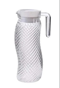 Jarra de Vidrio Grabada de Lujo Moderna, Hecha a Mano, con Capacidad Superior a 1L, para Agua, Jugo, Vino, Decoración de Mesa de Cocina, Venta al Por Mayor - Product Image 2