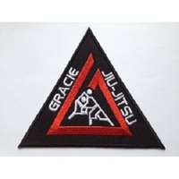 Jiu Jitsu brésilien personnalisé Patch 3D brodé thermocollant Badge Chenille tissé Tissu BJJ Grappling Gi Badges Applique