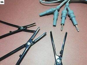 Juego de Pinzas Bipolares Antiadherentes para Sellado de Arterias de Pakistán, 6.5\", 7.5\", 8.5\", Pinzas de Acero con Cable de Silicona, Manual Quirúrgico Medzora - Product Image 3