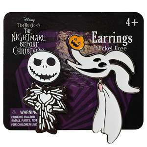 Pendientes Hipoalergénicos de The Nightmare Before Christmas, Tipo Broche y Colgante, 150 Unidades, Venta al por Mayor en Caja, Envío Gratis - Product Image 3
