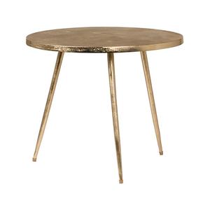Arrivée fraîche Table d'appoint luxueuse en fonte d'aluminium plateau rond Design chic Table en métal massif Table d'extrémité latérale de lit - Product Image 3