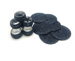 Ronds de serviette, ronds de serviette en rotin, ronds de serviette en osier, décor de table - Product Image 3