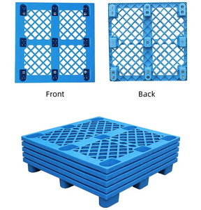 พาเลทพลาสติกแบบด้านเดียว 9 ช่อง รองรับน้ำหนักได้ 0.5 ตัน  แบบ 4 ทางเข้า  สำหรับคลังสินค้าอุตสาหกรรม  โลโก้ปรับแต่งได้  เป็นมิตรกับสิ่งแวดล้อม - Product Image 6