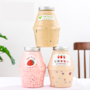 Botella PET de 500 ml para Leche de Plátano, Tapa de Rosca, Orificio para Pajita, Impresión Digital, Fabricante de Envases de Vietnam para Bebidas - Product Image 1