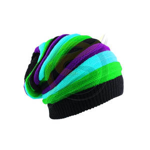 หมวกบีนนี่ถักหลายสีสำหรับทุกเพศ,หมวกบีนนี่ถักเองอะคริลิค100% สำหรับฤดูหนาว - Product Image 5