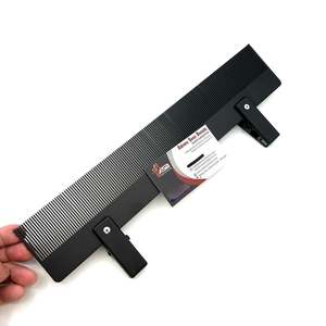 ASB INSTRUMENTS Soporte para extensiones de cabello con logotipo personalizado de acero inoxidable mate negro de alta calidad - Product Image 3