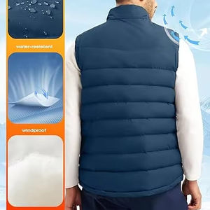 Venta Directa de Fábrica, Chaleco Acolchado Personalizado de Alta Calidad, Transpirable, con Cierre Completo, para Hombre, Ropa de Abrigo Informal de Invierno - Product Image 1