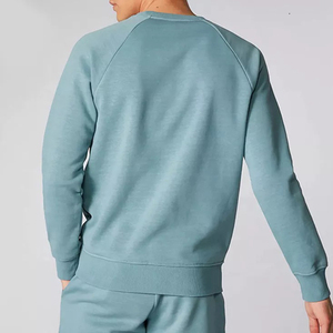 Sudaderas personalizadas de tela de rizo francés de alta calidad de algodón cuello redondo cómodo transpirable diseño Unisex sudadera con bolsillo - Product Image 5