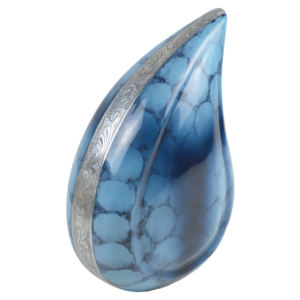 Multi Colored Fresh Teardrop Memorial Urns With Metal Combo Design Home Decor Urns Best <b>Funeral</b> <b>Supplies</b> Pet Urns - Product Image 5