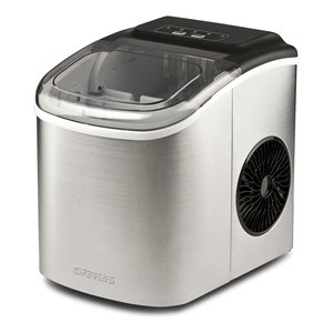 เครื่องทำน้ำแข็งสแตนเลสสตีลและสีดำ ARTIKO G20139 ผลิตน้ำแข็งได้ 0.5 กิโลกรัมต่อชั่วโมง เครื่องใช้ไฟฟ้าในครัว - Product Image 1
