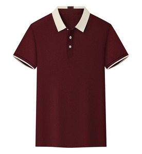 OEM logo personnalisé broderie design imprimé printemps et été POLO hommes à manches courtes revers polos légers - Product Image 5