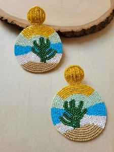 Pendientes bordados a mano con cuentas de semillas en forma de pájaro, joyería de gota de moda con bordado de cuentas para aniversarios - Product Image 4