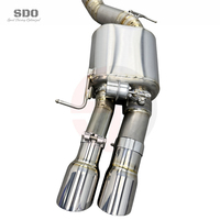 Échappement et silencieux de performance en titane SDO Racing pour BMW M5 M6 F06 F10 F12 F13 4.4TT 2011-2016 avec valve à vide Valvetronic