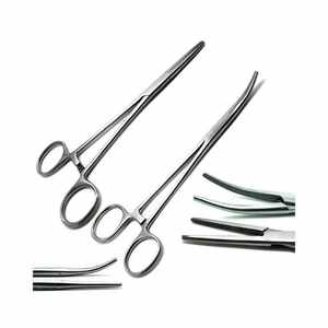 Pinces chirurgicales courbées à bas prix en gros, pinces hémostatiques manuelles, pinces mélangeuses en acier inoxydable, ensemble d'instruments chirurgicaux pour usage général - Product Image 6