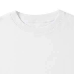 Unisex 100% Cotton <b>T</b>-Shirts with Custom Logo High Quality Dyed Blank <b>T</b>-Shirt for Men Solid Pattern Woven Fabric - Product Image 3