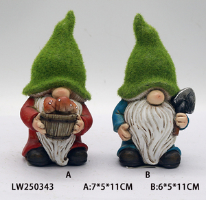 Gnome Grandpa đọc sách bằng nấm toadstool và cỏ dại miễn phí ký Tượng trang trí nghệ thuật sân cỏ để trang trí nhà - Product Image 3