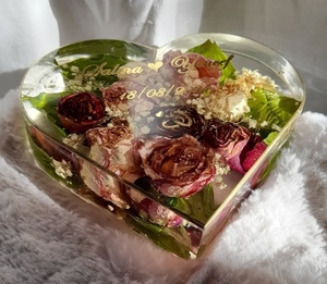 Tarjeta DE BODA musulmana de resina 2025 y Marco Floral, el regalo de Navidad hecho a mano más Popular de Arabia Saudita - Product Image 4