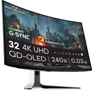 SPECIAL NEW AW3225QF 32 Inch 4K UHD (3840x2160) 1700R Curved Gaming Monitor 240Hz QD OLE 0.03ms 3 Year Warranty - Product Image 1