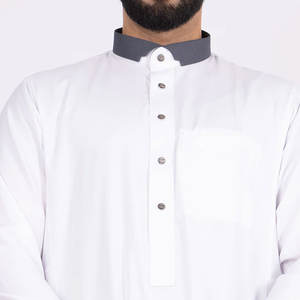 High Quality Men's Jubba New Design <b>Islamic</b> Fashionable <b>Clothing</b> for Adults Direct Factory Custom Logo Wholesale Price - Product Image 5