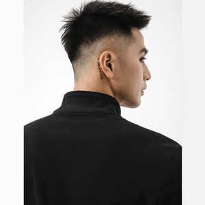 เสื้อสเวตเตอร์มีซิปปรับแต่งได้สำหรับผู้ชายพร้อมบริการ OEM - Product Image 4