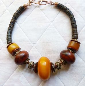 Meilleure qualité résine rtesinNecklace fait à la main indien mode bijoux dames filles chrétien symbole Promotion exclusive naturel - Product Image 1