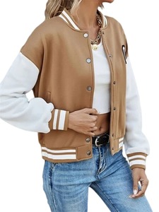 Nouveau logo 3D de qualité supérieure vestes Letterman pour femmes vente en gros veste universitaire OEM fabricant de veste universitaire imperméable - Product Image 2