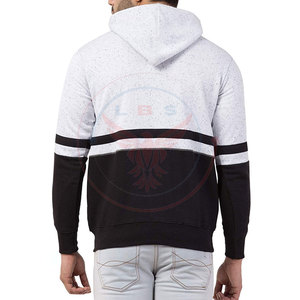 Nouveau design professionnel, sweat à capuche décontracté d'hiver avec poches, en coton mélangé, faible MOQ, pour hommes - Product Image 3