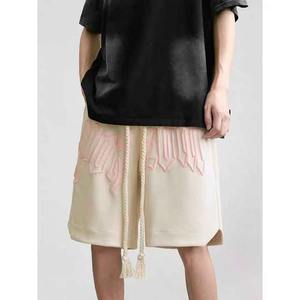 Pantalones Cortos de Moda para Hombre, Ropa de Playa Vintage Bordada, Holgada, Informal, Chándal de Marca con Estampado de Letras - Product Image 1