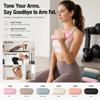 Haltères en silicone légers pour seniors et femmes, haltères esthétiques professionnels avec logo personnalisé, vente en gros