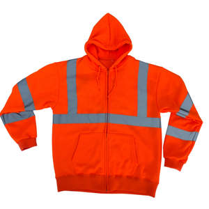 Chaqueta de Invierno de Seguridad Reflectante de Alta Visibilidad, de Poliéster de Primera Calidad, con Capucha Oculta, Acolchada e Impermeable - Product Image 6