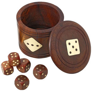 กล่องลูกเต๋าไม้ธรรมชาติสำหรับตกแต่งของขวัญกล่องไม้ - Product Image 1