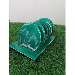 Dessous de verre en résine époxy écologique Meilleur design Dessous de verre de table de fête de restaurants haut sur un produit exigeant - Product Image 6